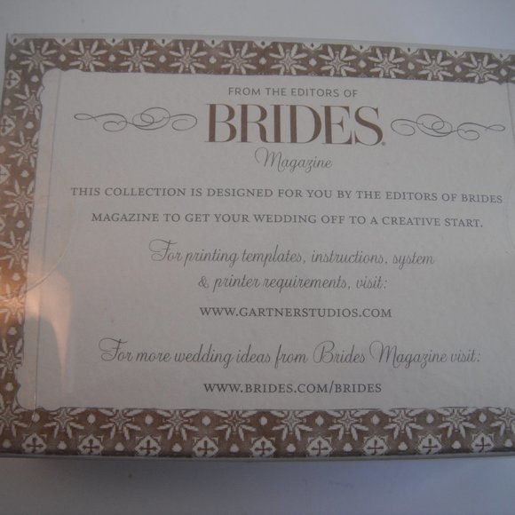 Brides a Wedding Collection 40 Count THANK YOU Cards Ivory with Envelopes, New - Picture 4 of 6